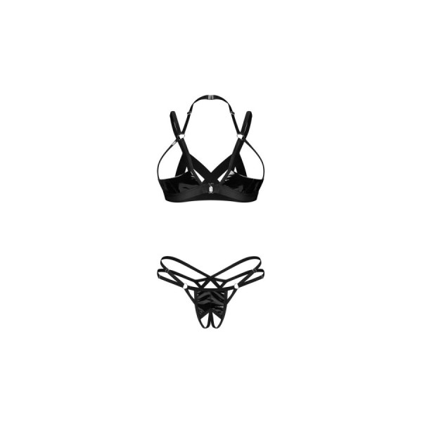 Keira Lise ensemble lingerie ouvert noir